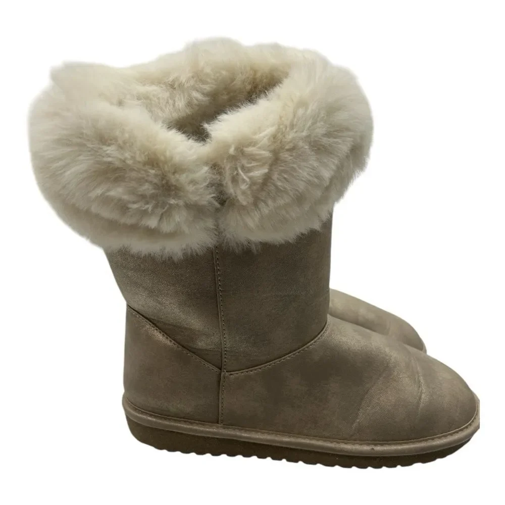 Children’s Place girls faux fur booties size 3